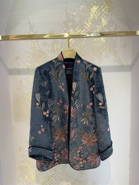 کت مخمل میخک رنگی